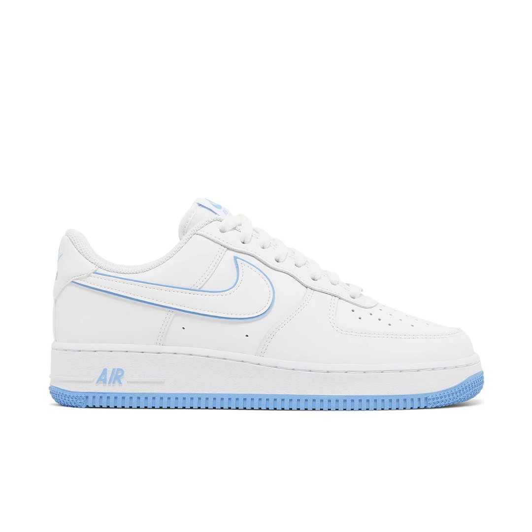 Nike air force 1 junior white and shop blue